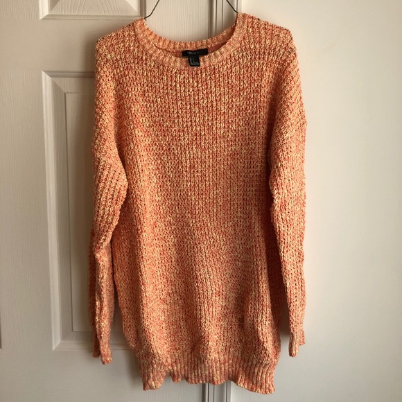 Yellow & Orange Knitted Fall Sweater - Picture 1 of 3